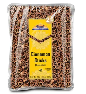 Rani Cinnamon Sticks 32oz (2lbs) 908g Bulk Bag - 175-200 Sticks - Strong Aroma, Perfect for Baking, Cooking & Beverages | 3+ Inches Length - Cassia Saigon Cinnamon from Vietnam | Kosher