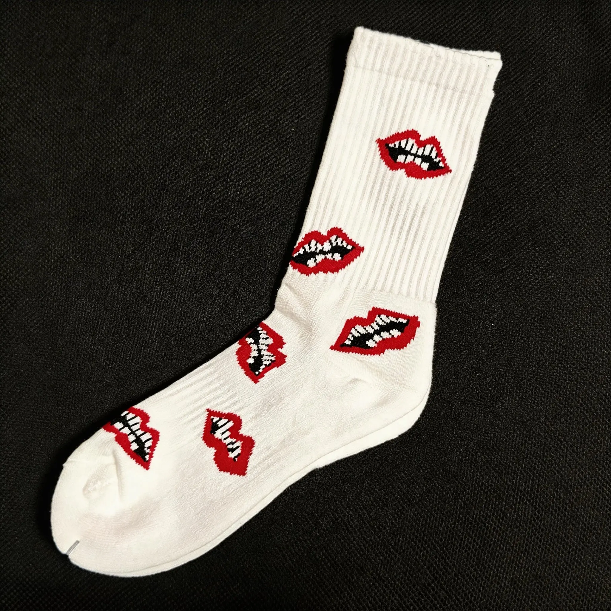 Red lip socks, couple socks, sexy socks, couple gift