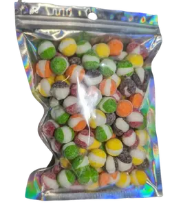 4oz Sour Rainbow Crunchies - Freeze Dried Skittles Candy Snack freeze dried skittles Bonbon Candies freeze dried Sweet Crunchy