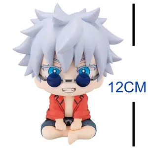 Anime JJK Figure Summer Gojo Satoru Action Figures PVC Mini Edition Models Geto Suguru Figurine JJK Beach casual wear Gifts 12cm