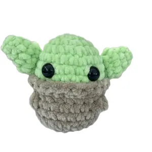 Crocheted Baby Green Alien