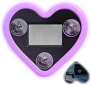 Create a Romantic Atmosphere on Every Night Drive with This Solar-Powered Heart-Shaped LED Light – Features 5 Glow Modes, IP65 Waterproof Durability, and Easy Placement, Making It the Perfect Car Accessory for Christmas, Valentine's Day, or Anniversaries