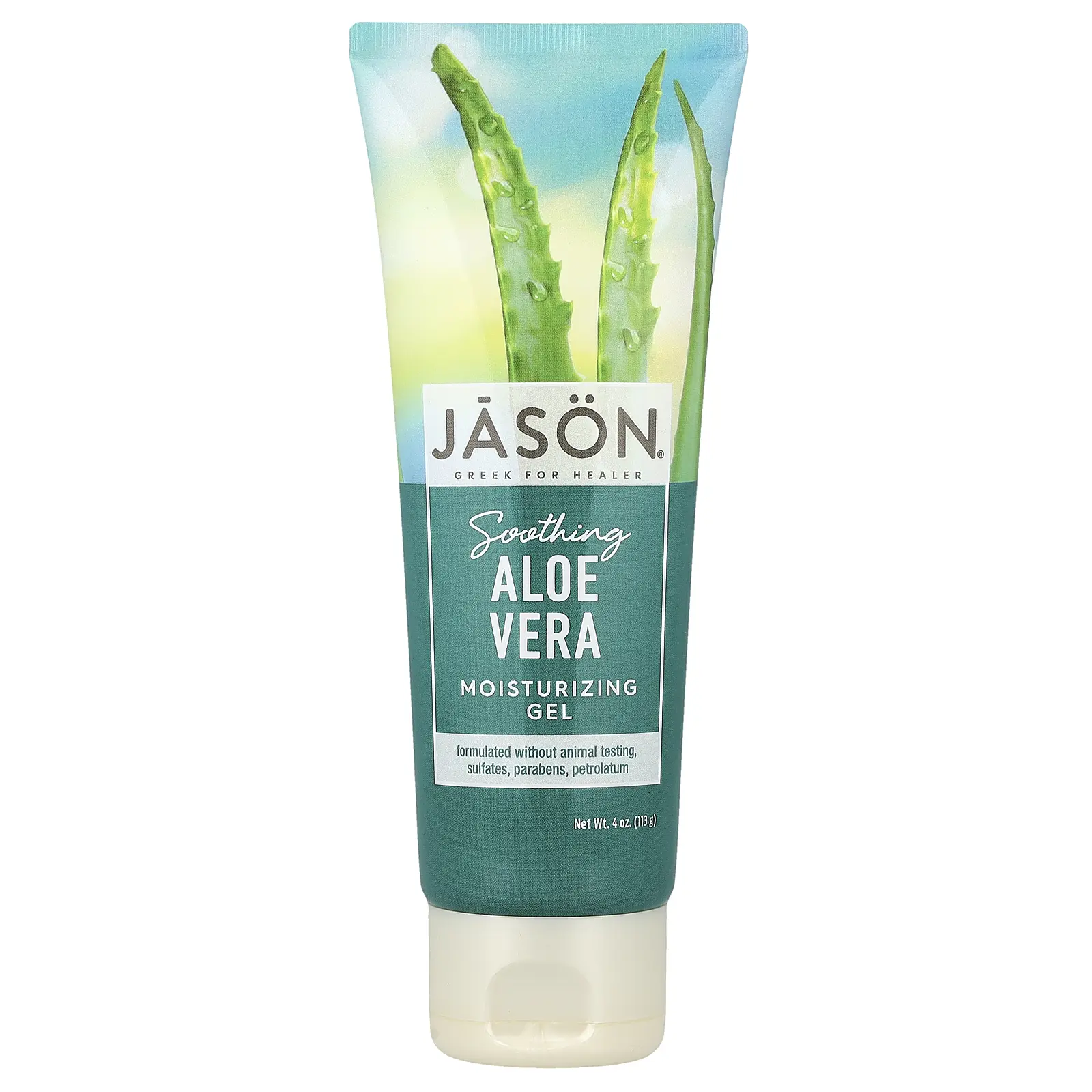 Jason Natural Soothing Aloe Vera, Moisturizing Gel, 4 oz (113 g)