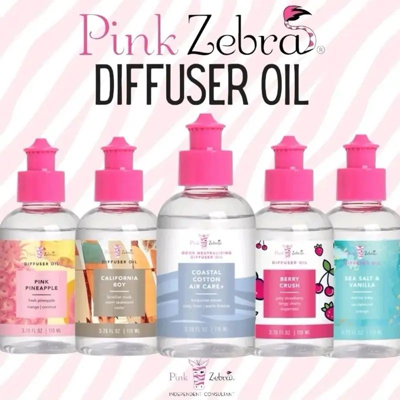 Pink Zebra 3.75oz Diffuser Oil - Choice
