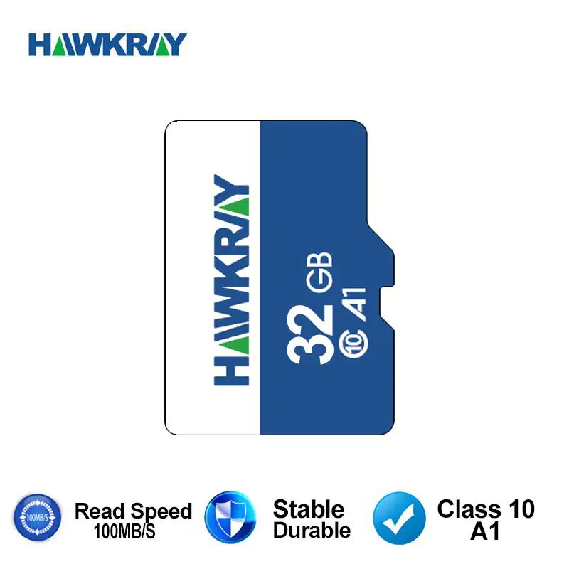 Hawkray 32g High-Speed TF Memory Card Surveillance Camera Micro SD Card Driving Recorder Memory Card Camera Mobile Phone Computer Memory Universal High Capacity Data Transfer Rates