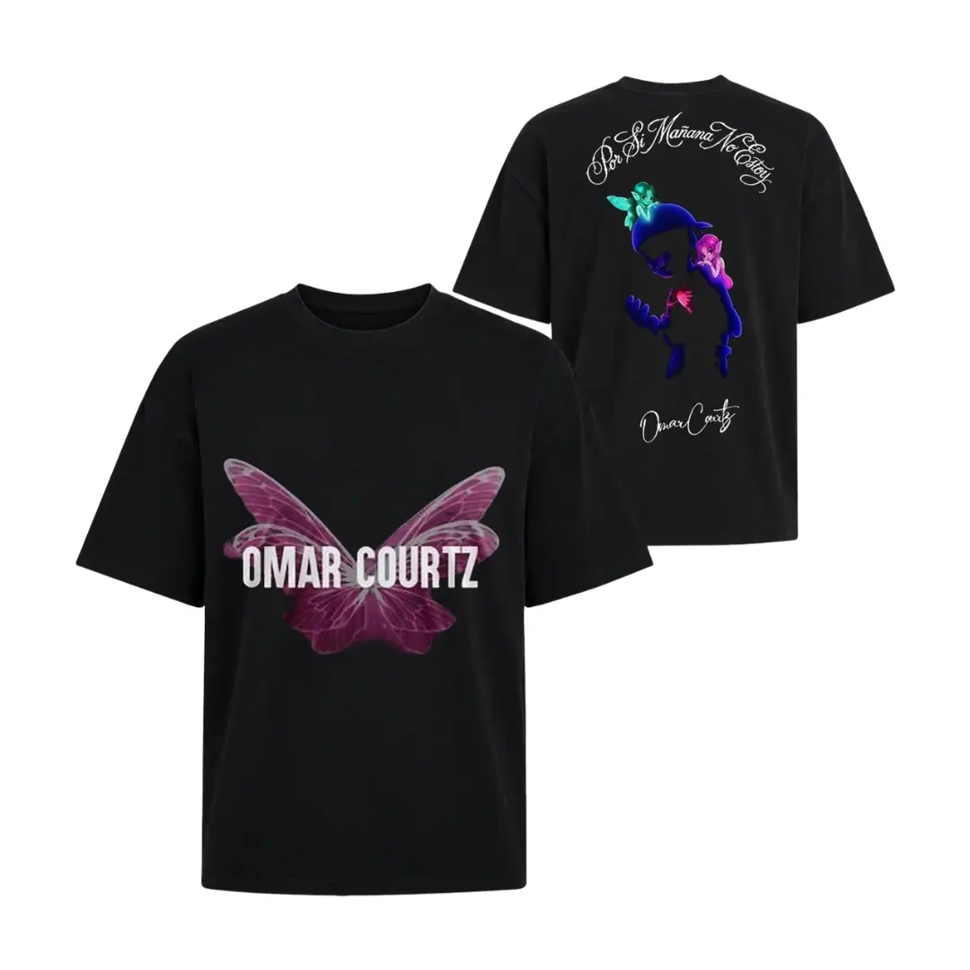 Comfort Colors Omar Courtz - Por Si Mañana No Estoy Tour 2026 Shirt, Concert Tee, Front and Back Tour Dates Graphic, Shirt For Women Men