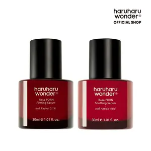 [HARUHARU WONDER Official Shop] - Rose PDRN Serum Set - Firming & Soothing, Retinal, Azelaic Acid, Lightweight Serum, Radiant Skin, Repair Skin Barrier