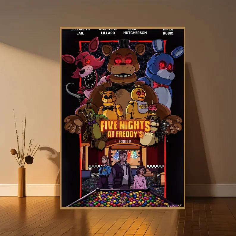 Five Nights at Freddy's Movie Poster,Home Decor,Poster Gift，Room Decor,Wall Art,Art Poster For Gift
