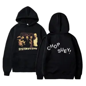 System of A Down Rock Band Graphic Hoodie, System of A Down Rock Band Tour Music Toxicity Chop Suey 2-Sided Pullover Hoodies Classic Cotton