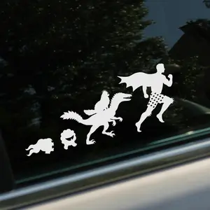 Dungeon Crawler Carl Car Decal, Princess Donut Cat Sticker, Funny Fantasy Window Decal