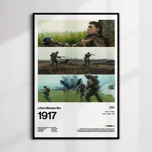 1917 Movie Poster | Modern Wall Art, History War Film (PDF ) #326