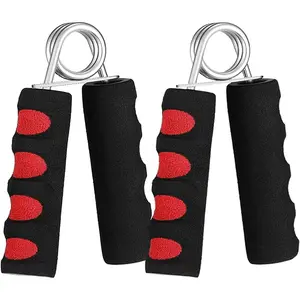 Hand Grip Strengthener, Hand Soft Foam Manual Exerciser, Rapid Increase of Wrist, Forearm and Finger Strength Exercise Equipment, 2 Pack