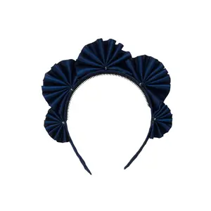 Accordion Headband - Navy