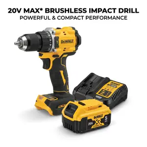 Dewalt DCF805 20V Lithium-Ion Impact Driver Kit Cordless Household Tool Set, drill battery splatter, spanner wrench