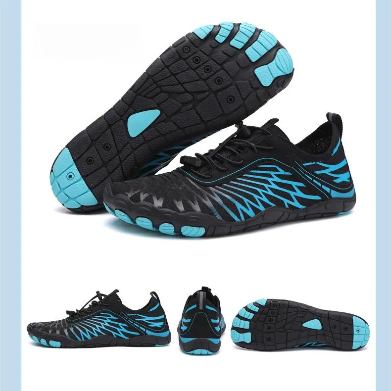 Women's & Men's Barefoot Hiking Water Aqua Shoes - Sports Footwear with Breathable Design, Minimalist Style, Non-Slip Sole, Wide Toe Box