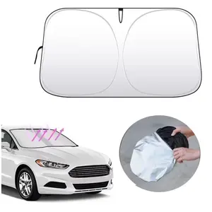 1pc Car Windshield Sun Visor Foldable Sun Shade Cover for Front Window UV Protection & Interior Cooling Car Accessories