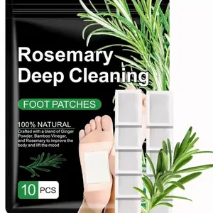 40PCS Natural Herbal Foot Detox Patches -GingerBamboo Deep Cleansing Pads for Stress ReliefToxin Removal, Better Sleep & Wellness FitnessTreatment Healthcare Solution TherapeuticHealthy Therapy