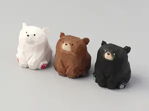 Statue of bear,Handmade Wooden bear Statue,Animals Lovers Gift,Wooden Bear Statue,Desktop ornaments,Decor