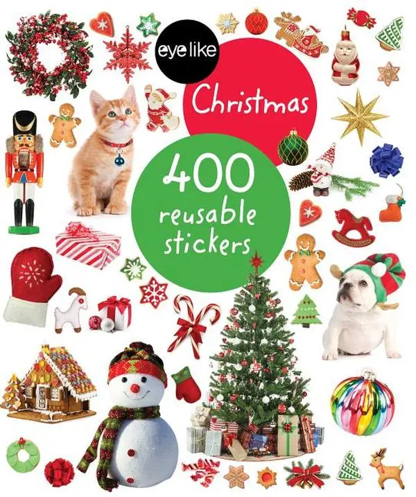 Eyelike Stickers: Christmas: 400 Reusable Stickers by Workman Publishing (Paperback)