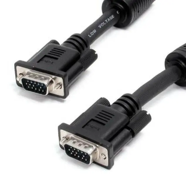 Startech 25 ft Coaxial SVGA Monitor Cable - DB15 Male, Ferrite Core, Molded Connector Ends, Crystal-Clear Signal, Durable Ports, Strain Relief Protection - Computers & Office Accessories for High-Resolution Monitors