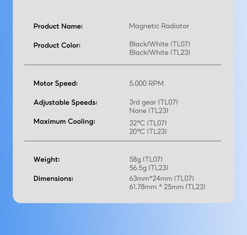 Yodevoe is a portable phone cooler featuring 15W fast cooling and AI intelligent cooling, capable of rapidly reducing phone temperature within 15 seconds. It also offers 100 adjustable cooling modes and three-color ambient lighting effects.