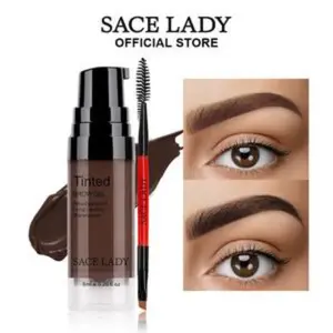 SACE LADY 3D Eyebrow Gel 6 ml, 24H Long-Lasting Waterproof Smudge-Proof Tinted Brow Cream Makeup Kit, Eyebrow Tinting Cream Eyebrow Products #GLOBAL PICKS