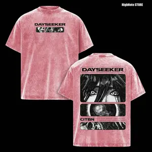 Retro Dayseeker CITBN Heavy Metal Washed Tee, Unisex Oversize Rock Band Cotton T-shirt, Gift For Rock Music Lovers 2KX