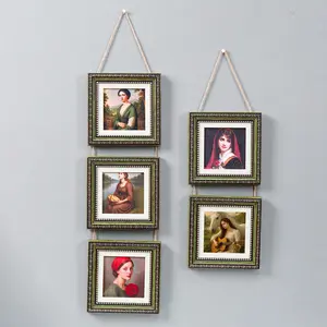 Vintage Style Wall Hanging Photo Frame Set, 2/3 Pieces 4 Inch Combination Frames, Perfect Gift for Living Room Gallery Bedroom Party Art Home Decor, Home Decor Accessory, Picture Frame