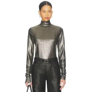 Essentiel Antwerp Ilevate Turtleneck in Silver Lining