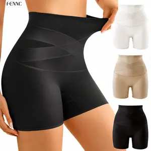 3 Pcs High Waist Women's Underwear Panties, Criss Cross Design, Style,Stretchy Comfort, Everyday, Sizes S-XXL, All Seasons Control Shapewear Body Shapers