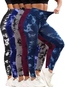 Women’s High Waist Tie Dye Yoga Leggings – Fitness Tights