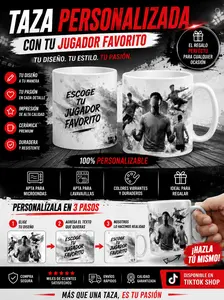 Taza Personalizada con Foto y Nombre – Mug Customizado con Texto o Diseño – Regalo Único