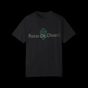 Rutas De Dinero Brand Black T-shirt