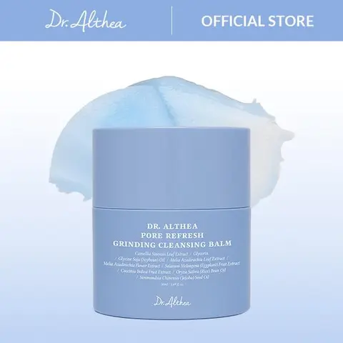 [Dr.Althea Official] Pore Refresh Grinding Cleansing Balm - Pore Cleanser with Green Tea Extract, Hygenic One-Step Makeup Cleansing Cream, For All Skin Types, Korean Vegan Skin Care