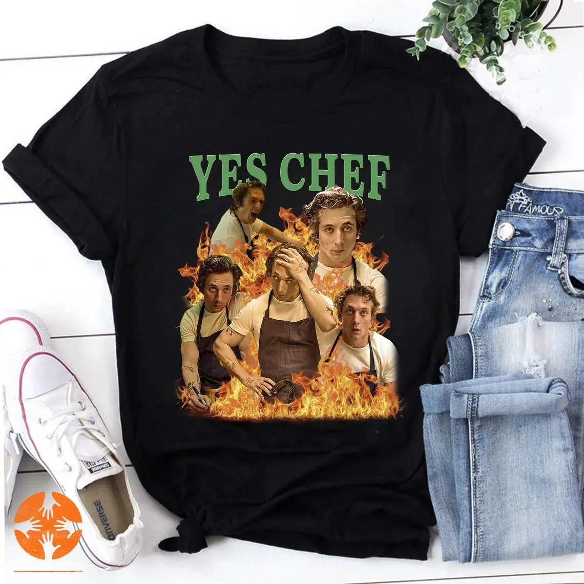 Yes Chef Meme Vintage T-Shirt, Chef Shirt, Funny Chef Gift, Jeremy Allen Shirt