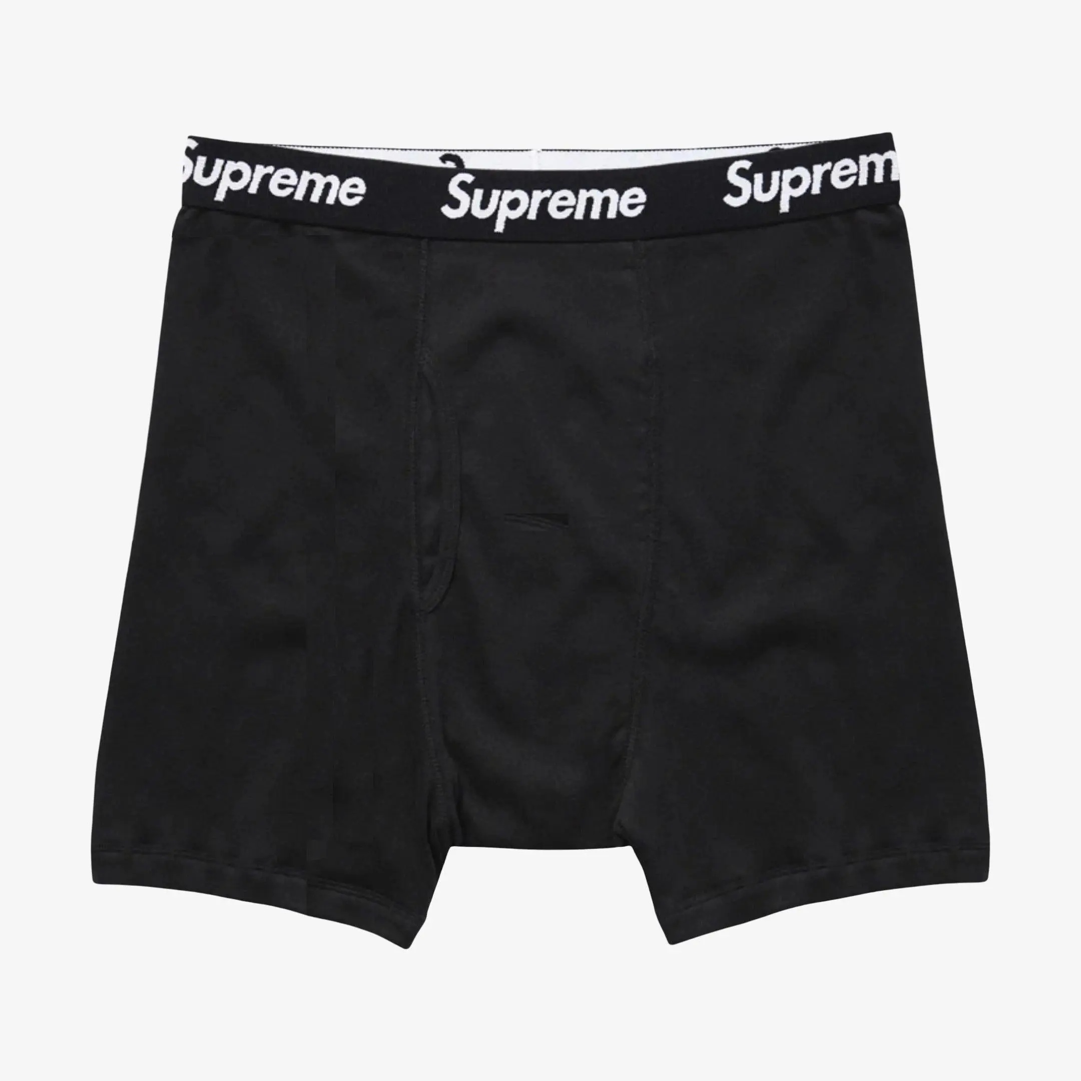 Supreme x Hanes Boxer Brief (1 Single Boxer Brief) Black Supreme x Hanes Boxer Brief (1 Single Boxer Brief) Black