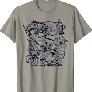 I Love Robots T-shirt