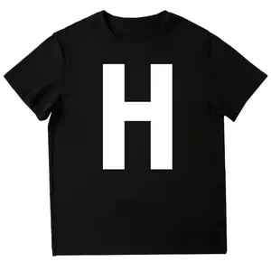 Letter H Capital Alphabet Monogram Initial T-Shirt
