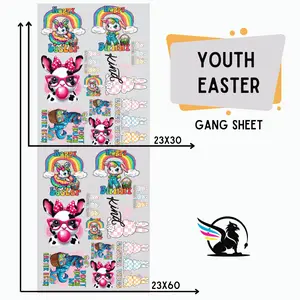 Youth Easter | Premade DTF Transfer Gang Sheet For Graphic Tees