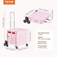 65L 150lbs - Stair Climbing with Triangle Wheels