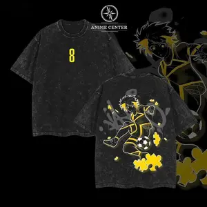 Meguru Bachira BLUE LOCK Shirt – Characters: Shidou, Nagi, Isagi, Sae, Bachira, Baro Graphic Tee Washed, Vintage Anime Merch, Gift for Blue Lock Fan Anime Inspired Tee