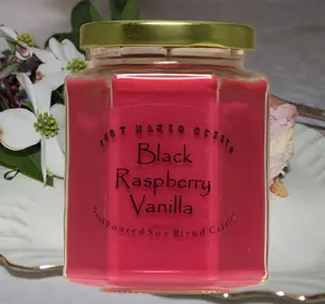 Black Raspberry Vanilla Scented Candle