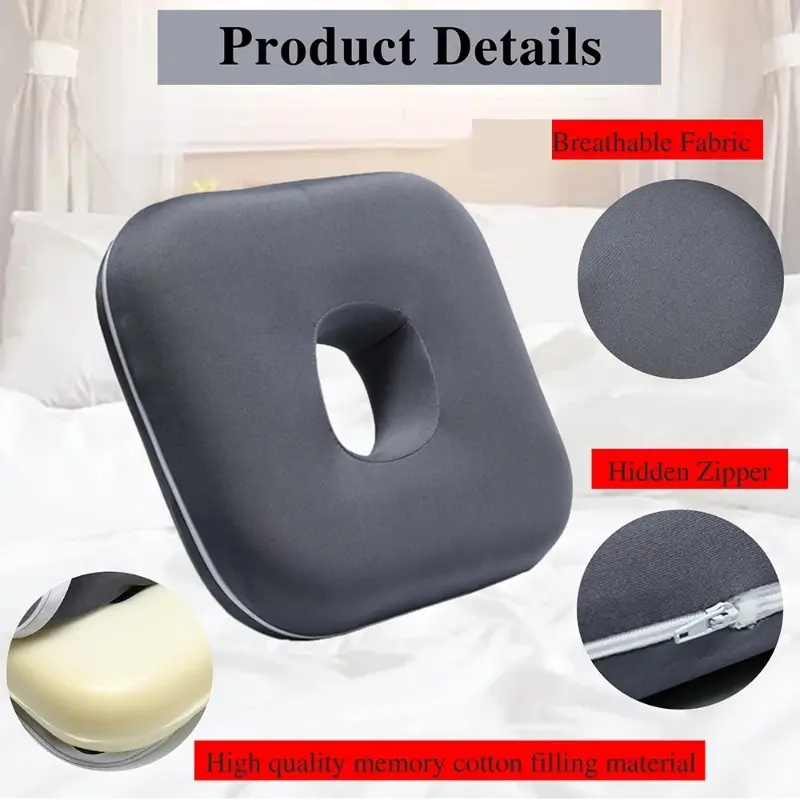 Ear Piercing Pillow for Side Sleepers---CNH and Ear Pain Ear Inflammation，with an Ear Hole Sleeping Pillow, Ear Guard Pillow