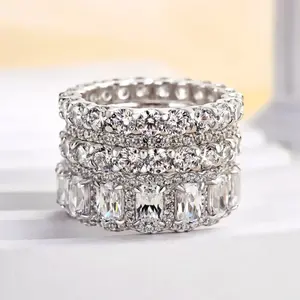 Stackable Ring Set of Four, Gold-Plated Minimalist Version, Party Travel Wedding Ring Set