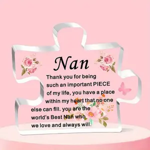 Nan Gifts for Bithday Christmas Mothers Day Best Nan Gifts from Grandchildren Acrylic Piece
