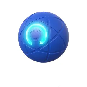 Interactive Gravity Bounce Dog Toy, Durable Chew Ball with Auto Teaser, Rechargeable Automatic Rolling Ball, Suitable for Small Dogs, Electric Pet Toy, Interactive Training Ball