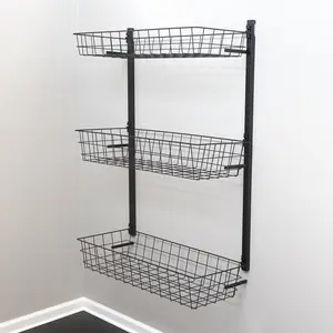 G-Basket | Adjustable Wall Storage System | Holds 120 lbs