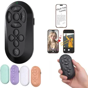 Bluetooth Remote for TikTok Scrolling, Page Turning, Volume Control & Camera Shutter | Hands-Free Phone Controller for iPhone & Android, 2026 Upgraded