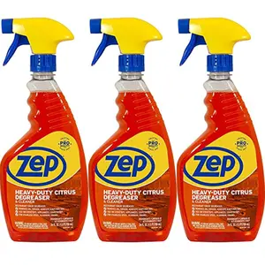 Zep Heavy-Duty Citrus Degreaser and Cleaner - 24 oz - Restaurant Grade, Removes Oil, Grease, Adhesive, and Kitchen Soil on Stovetops, Appliances