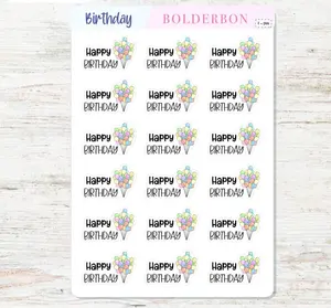 Birthday Stickers